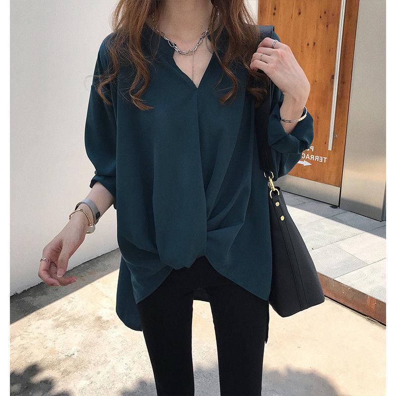 Women's Blouses & Shirts Women Blouse Spring Chiffon Women's Long-Sleeved Top Blusas Ropa De MujerWomen's, Blue
Women's Blouses & Shirts Women Blouse Spring Chiffon Women's Long-Sleeved Top Blusas Ropa De MujerWomen's, Blue