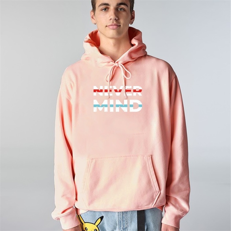 Fashion Men's Hoodies Spring Autumn Casual Hoodies Sweatshirts Men's Top Phrase Print Hooded Long Sleeve Sweatshirt Pullover 220816wtt