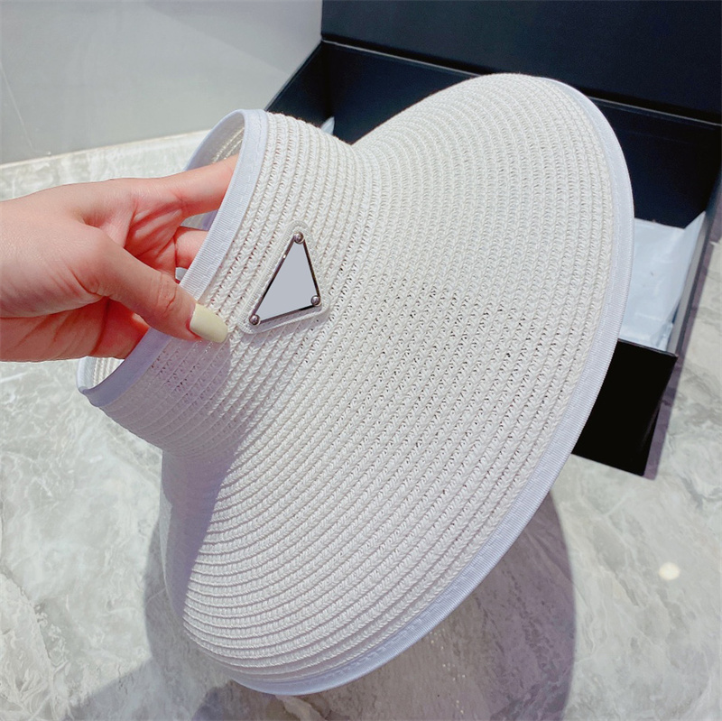 Designers Visors Hat For Womens Men Fashion Brand Straw Hats Women Luxury Designer Casquette Travel Beach Sunhat Grass Braid Unisex, Box
Designers Visors Hat For Womens Men Fashion Brand Straw Hats Women Luxury Designer Casquette Travel Beach Sunhat Grass Braid Unisex, Box