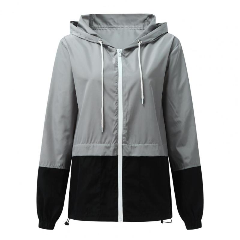 Women' Hoodies & Sweatshirts Hooded Jacket Women 2022 Long Sleeve Solid Color Drawstring Zipper Pockets Raincoat For Hiking Sport Wear Grey, Blue
Women' Hoodies & Sweatshirts Hooded Jacket Women 2022 Long Sleeve Solid Color Drawstring Zipper Pockets Raincoat For Hiking Sport Wear Grey, Blue