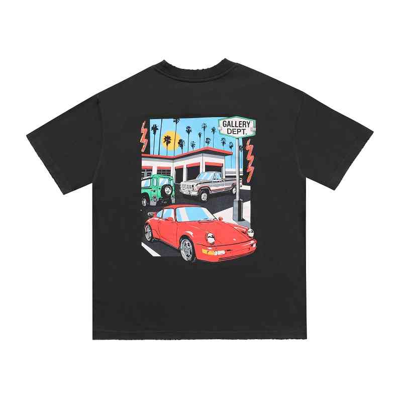Designer Shirt Gallerydept Thru Tee Drive Back Painted Car Print Loose Casual Short Sleeve T-shirt, Black
Designer Shirt Gallerydept Thru Tee Drive Back Painted Car Print Loose Casual Short Sleeve T-shirt, Black