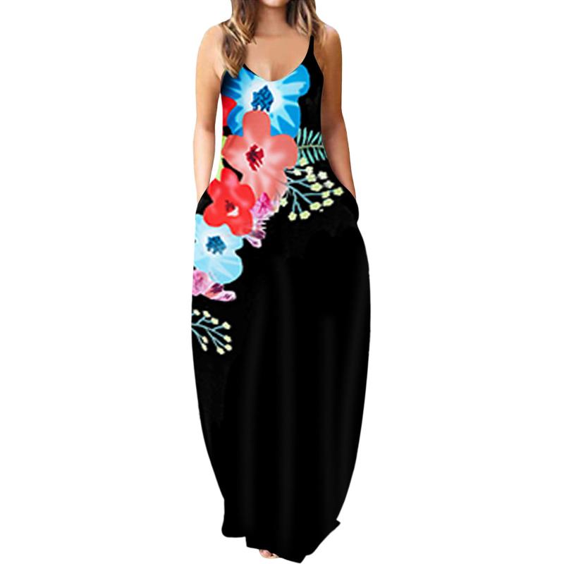 Party Dresses Womens Sexy Sleeveless V Neck Long Maxi Dress Summer Harajuku Style Loose Runway Vestidos Boho Beach Sundress With Pockets, Black
Party Dresses Womens Sexy Sleeveless V Neck Long Maxi Dress Summer Harajuku Style Loose Runway Vestidos Boho Beach Sundress With Pockets, Black