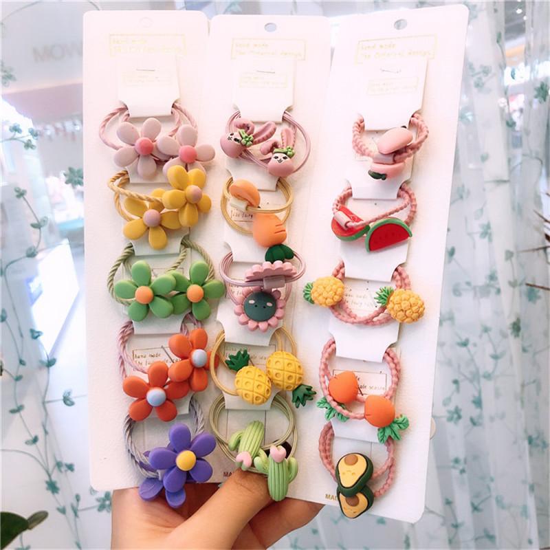 Hair Accessories 5Pairs/Set Children's Ring Simple And Cute Spring Summer Baby Rubber BandHair, A18
Hair Accessories 5Pairs/Set Children's Ring Simple And Cute Spring Summer Baby Rubber BandHair, A18