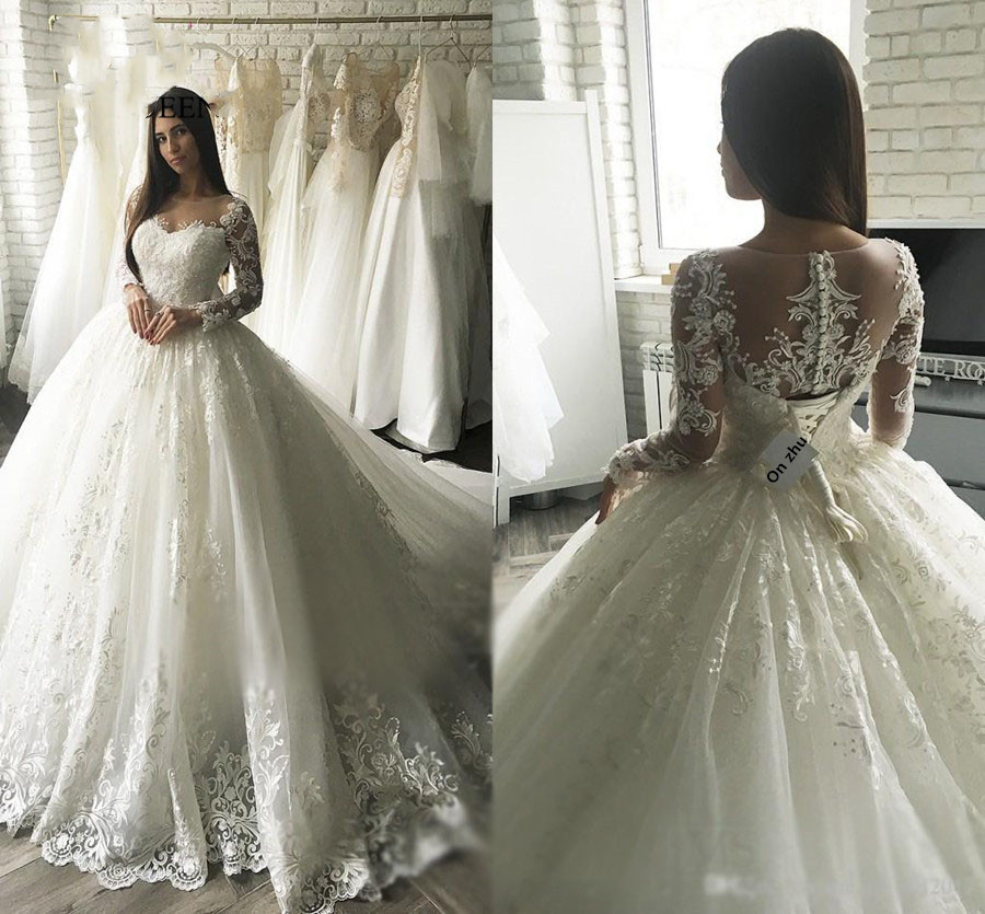 Saudi Arabia white Ivory Wedding Dress 2022 Ball Gown Elegant Lace Appliques Long sleeve Bridal Gowns Vestido De Noiva, Red
Saudi Arabia white Ivory Wedding Dress 2022 Ball Gown Elegant Lace Appliques Long sleeve Bridal Gowns Vestido De Noiva, Red