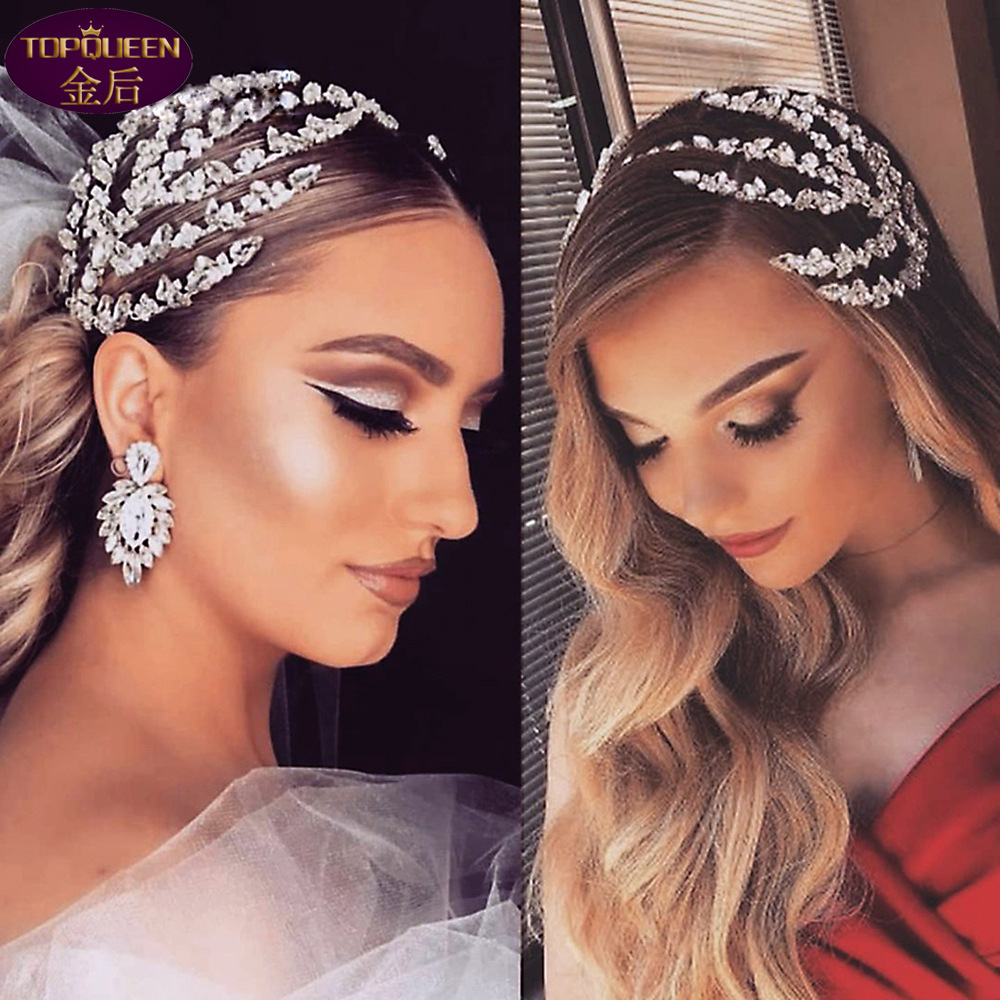 Luxury Diamond Tiara Press Leaf Hair Hoop Baroque Crystal Bridal Headwear Crown Rhinestone with Wedding Jewelry Diamond Bridal Crowns Headpieces HP425
Luxury Diamond Tiara Press Leaf Hair Hoop Baroque Crystal Bridal Headwear Crown Rhinestone with Wedding Jewelry Diamond Bridal Crowns Headpieces HP425