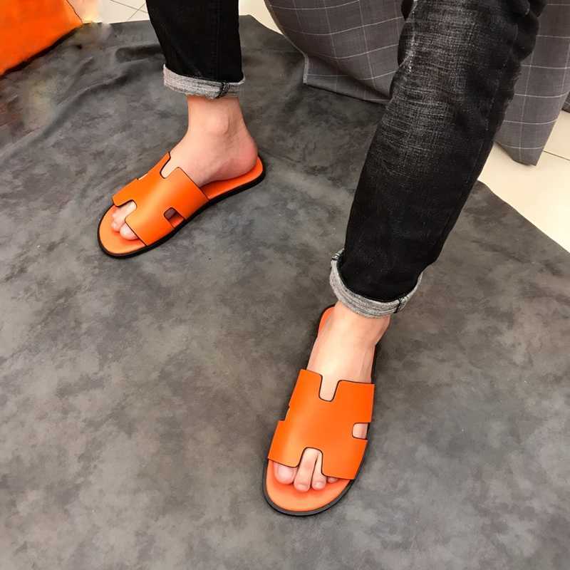2022 Fashion Men's Slippers Paris Luxury Designer Oran Heritage Calfskin Sandals Izmir Top Quality Flip Flop Men Large 38-46, 11
2022 Fashion Men's Slippers Paris Luxury Designer Oran Heritage Calfskin Sandals Izmir Top Quality Flip Flop Men Large 38-46, 11