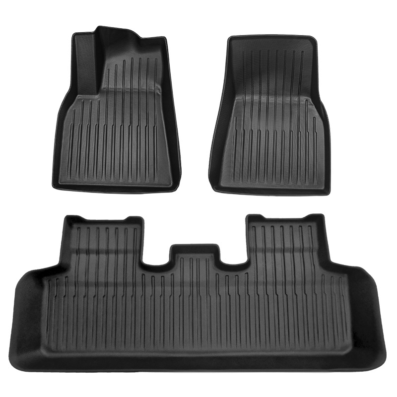 Full Sets TPE Frunk Trunk Floor Seat Mat For Tesla Model Y Cargo Liners Car Boot Mat Foot Carpet Seat Back Protector