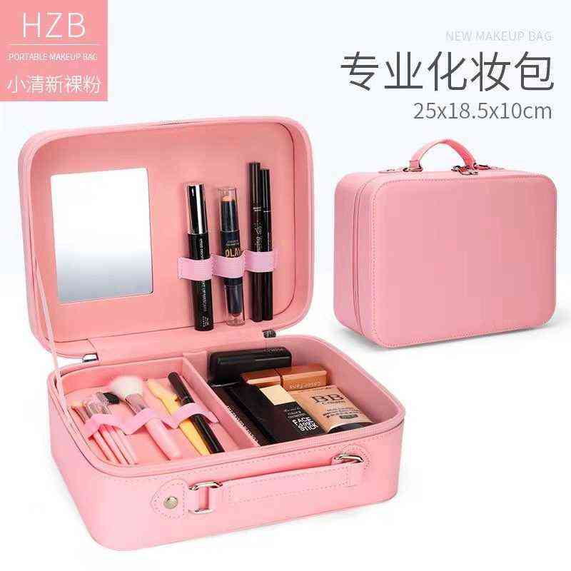 2022 new makeup bag ins wind super fire Portable Travel Makeup Box large capacity Korean cosmetics storage box 220518
