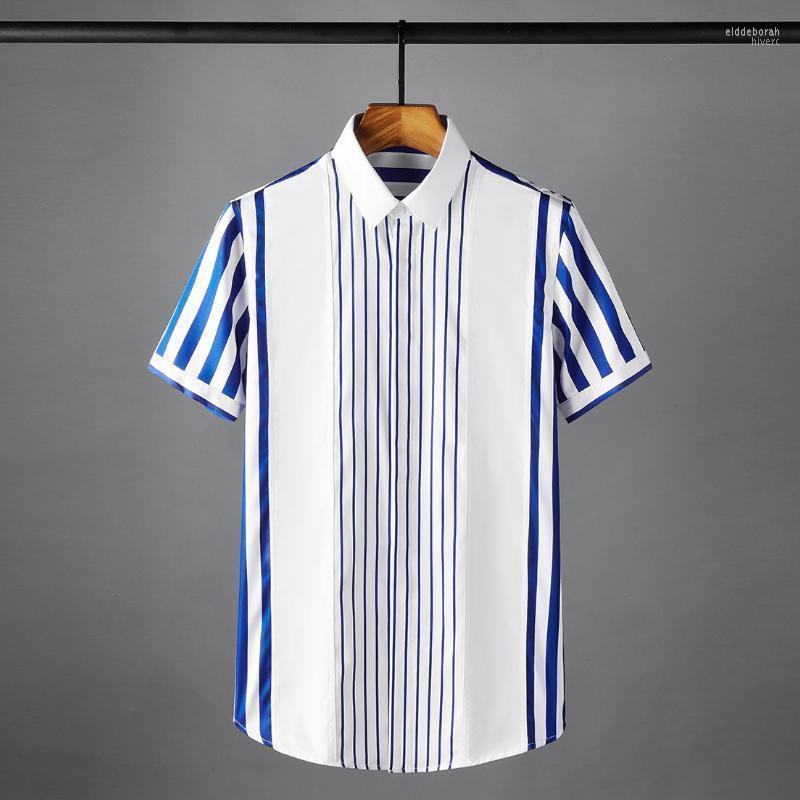 Men's Casual Shirts Minglu Silk Cotton Male Luxury Short Sleeve Business Stripe Men's Summer Slim Fit Party Man ShirtsMen's Eldd22, Black
Men's Casual Shirts Minglu Silk Cotton Male Luxury Short Sleeve Business Stripe Men's Summer Slim Fit Party Man ShirtsMen's Eldd22, Black
