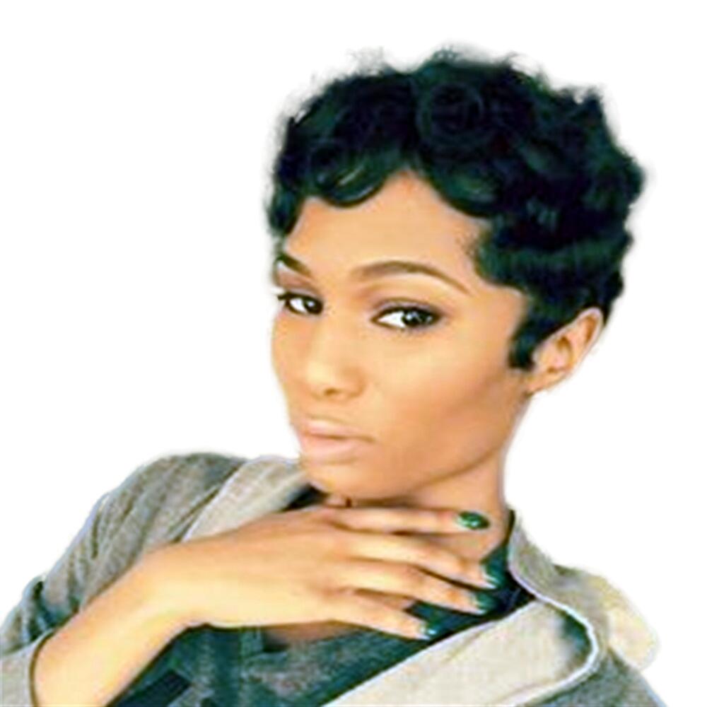 100% Human Hair Slight Wavy African American Cut Wigs Short machine made Curl Bob Wig for Women Fashion none lace Curly Wigs, Natural color
100% Human Hair Slight Wavy African American Cut Wigs Short machine made Curl Bob Wig for Women Fashion none lace Curly Wigs, Natural color