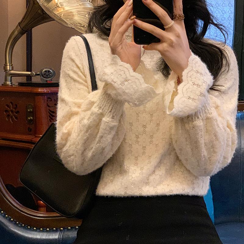 Women's T-Shirt Lace Basic Long Sleeve T Shirt Women Autumn Winter Petel Elegant Tops Cotton Elastic Korean Female Casual T-shirtWomen's, Apricot
Women's T-Shirt Lace Basic Long Sleeve T Shirt Women Autumn Winter Petel Elegant Tops Cotton Elastic Korean Female Casual T-shirtWomen's, Apricot