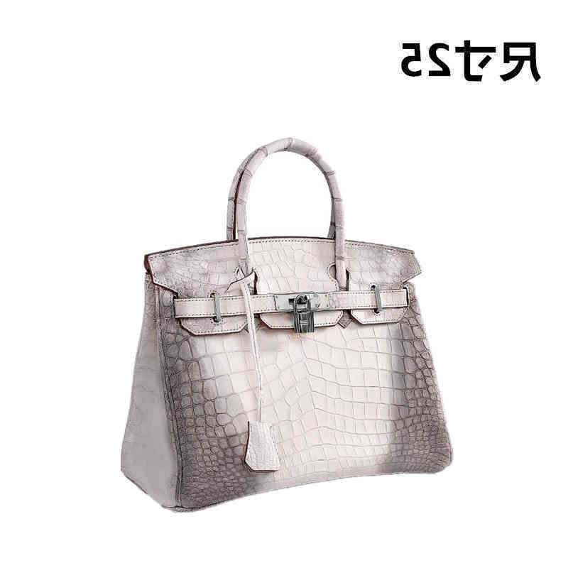 Designer Herms Handbags Thai Pure Crocodile Skin Women's Leather Himalayan White Bag Style Luxury birkiin Have logo bagss, White gold buckle
Designer Herms Handbags Thai Pure Crocodile Skin Women's Leather Himalayan White Bag Style Luxury birkiin Have logo bagss, White gold buckle
