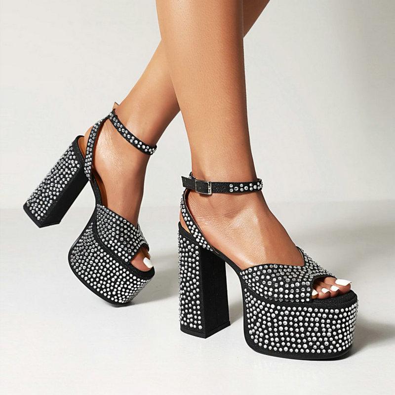 Sandals Sexy Gold Sliver Glitter Bling Party Wedding Lady Shoes Peep Toe Platform Block High Heels Women With Crystal Rhinestone
Sandals Sexy Gold Sliver Glitter Bling Party Wedding Lady Shoes Peep Toe Platform Block High Heels Women With Crystal Rhinestone