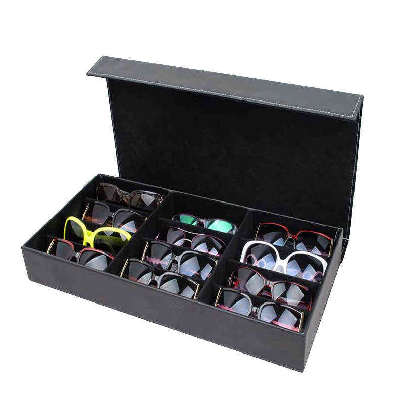 48*24*6cm 12 Grid Sunglasses Storage Box Organizer Glasses Display Case Stand Holder Eyewear Eyeglasses Box Sunglasses Case H220505
48*24*6cm 12 Grid Sunglasses Storage Box Organizer Glasses Display Case Stand Holder Eyewear Eyeglasses Box Sunglasses Case H220505