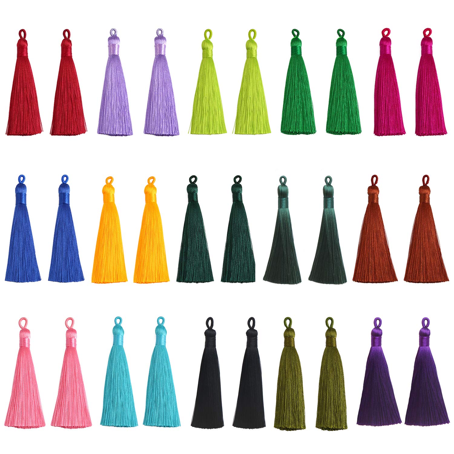 Charms Tassels Mix Color Style Fashion Soft Silky Imitation Silk Fit For Jewelry Making Diy Accessories amQWS
Charms Tassels Mix Color Style Fashion Soft Silky Imitation Silk Fit For Jewelry Making Diy Accessories amQWS