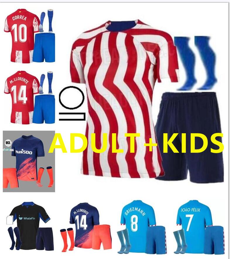 21 22 23 JOAO FELIX SUAREZ soccer jerseys 2021 2022 2023 M. LLORENTE Correa camiseta football shirts men kids kit GRIEZMANN R. DE PAUL SAUL Cunha Atletico MadridS
21 22 23 JOAO FELIX SUAREZ soccer jerseys 2021 2022 2023 M. LLORENTE Correa camiseta football shirts men kids kit GRIEZMANN R. DE PAUL SAUL Cunha Atletico MadridS