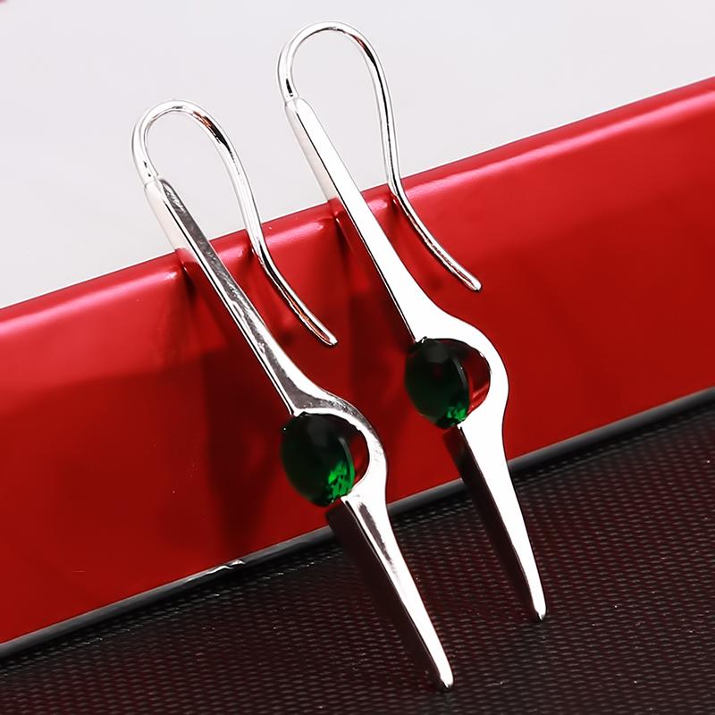 Dangle & Chandelier Ladies Jewelry Earrings High Quality Handmade Simple Long Ears Pin Minimalist Retro Fashion Green Stone EarringsDangle
Dangle & Chandelier Ladies Jewelry Earrings High Quality Handmade Simple Long Ears Pin Minimalist Retro Fashion Green Stone EarringsDangle
