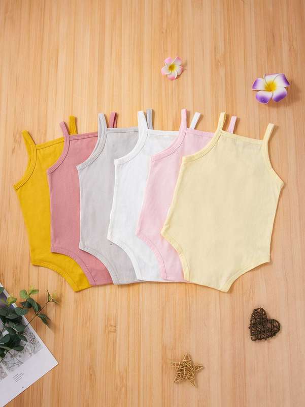 Sheen B Baby Girl 3-piece set plain suspender Jumpsuit SHE