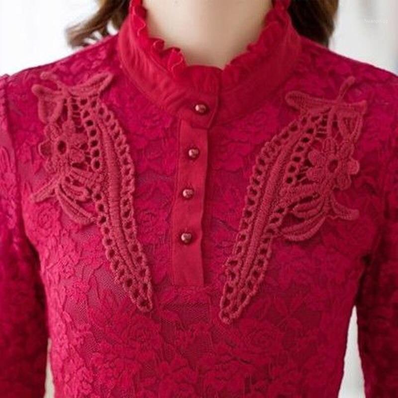Women' Blouses & Shirts 2022 Fashion Women Lace Long Sleeve Shirt Tops Office Lady Stand Collar Blusas Femininas Female Blouse Y739, Black
Women' Blouses & Shirts 2022 Fashion Women Lace Long Sleeve Shirt Tops Office Lady Stand Collar Blusas Femininas Female Blouse Y739, Black