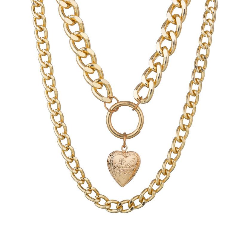 Chains Cross-border Accessories Retro Creative Love Pendant Necklace Can Be Opened Double Female Wholesale Ornaments.
Chains Cross-border Accessories Retro Creative Love Pendant Necklace Can Be Opened Double Female Wholesale Ornaments.