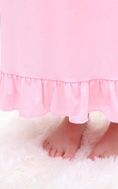 Baby Girl Clothes Princess Nightgown Long Sleeve Sleep Shirts Nightshirts Pajamas Christmas Dress Sleepwear kids for 3-12 Years 220426