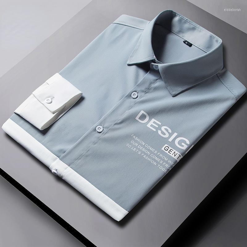 Men's Casual Shirts Slim Fit Shirt Men Contrast Color Patchwork Tops Fashion Long Sleeve Men's Clothing Button Down For 4XLMen's Eldd22, Beige
Men's Casual Shirts Slim Fit Shirt Men Contrast Color Patchwork Tops Fashion Long Sleeve Men's Clothing Button Down For 4XLMen's Eldd22, Beige