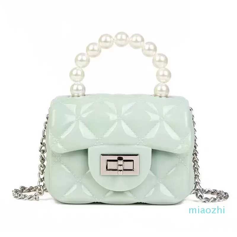 Evening Bags Pearl Portable Jelly Bag PVC Mini Chain Change Key Diamond Small Square Female
Evening Bags Pearl Portable Jelly Bag PVC Mini Chain Change Key Diamond Small Square Female