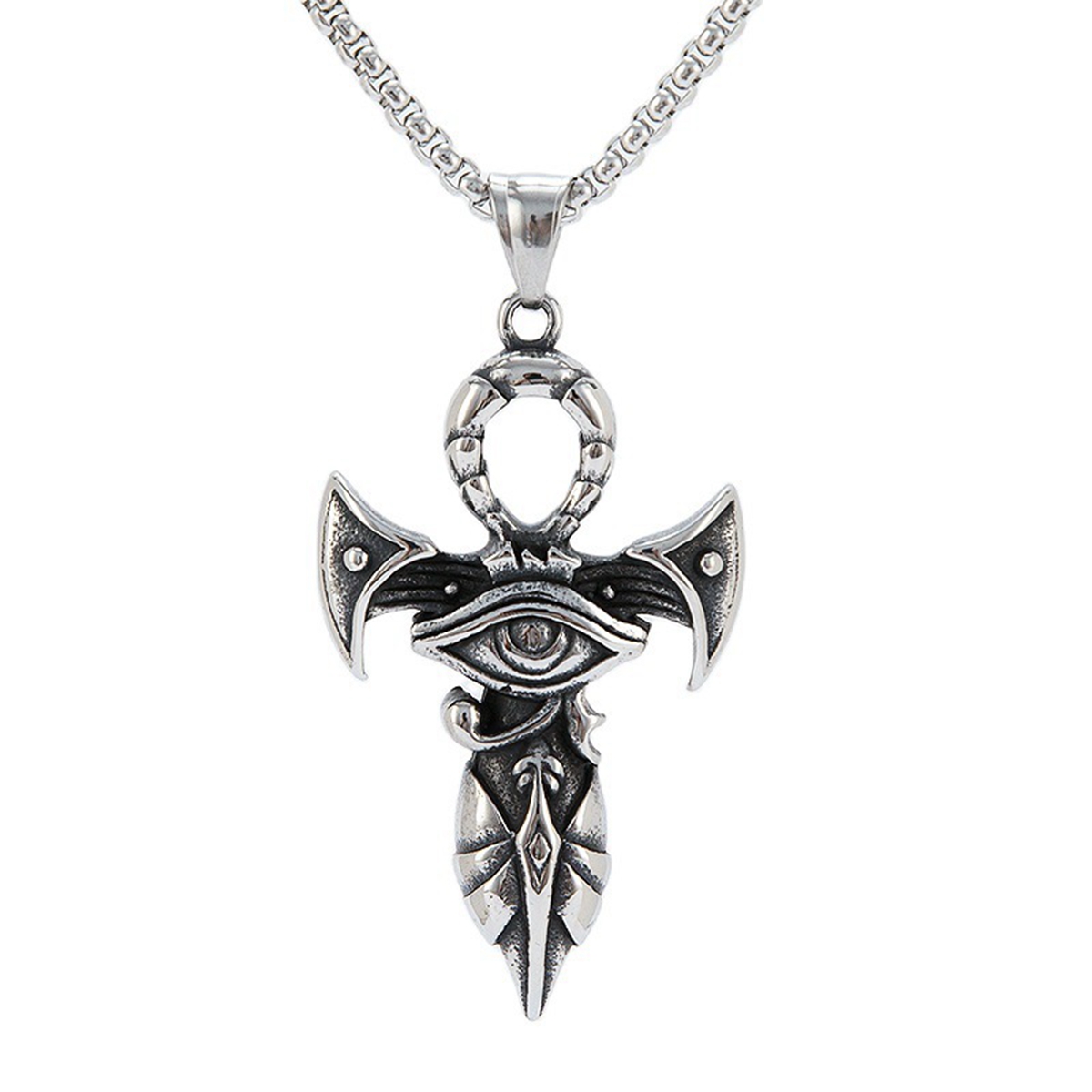 10Pcs Egyptian Eye of Horus Ankh Cross Pendant Necklace For Women/Men Religion Jewelry Gift
10Pcs Egyptian Eye of Horus Ankh Cross Pendant Necklace For Women/Men Religion Jewelry Gift