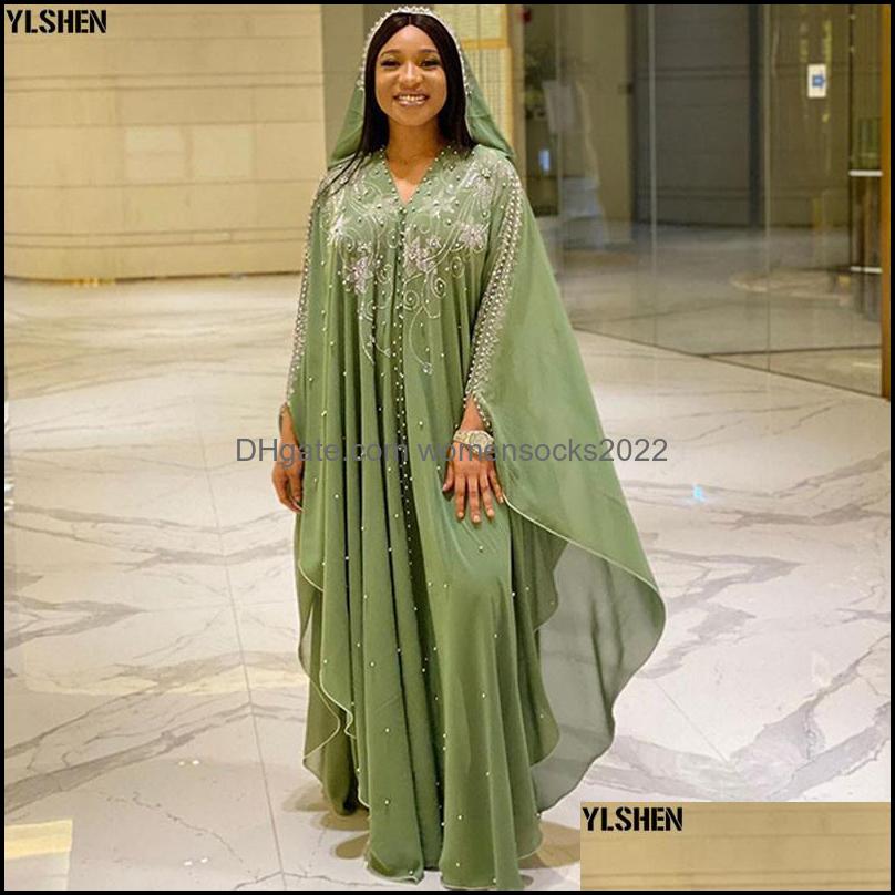 Ethnic Clothing Apparel Length 150Cm Africa Dress African Dresses For Women Dashiki Diamond Beaded Traditional Boubou Clothes Dh8Qz
Ethnic Clothing Apparel Length 150Cm Africa Dress African Dresses For Women Dashiki Diamond Beaded Traditional Boubou Clothes Dh8Qz