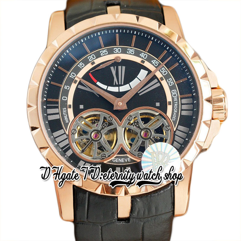 2022 RRF Excalibur Quatuor Double Tourbillon Automatic Mens Watch 46MM BEX0249 Rose Gold Case Black Dial Stick Black Leather Strap Sport eternity Watches, Watch deep waterproof production cost
2022 RRF Excalibur Quatuor Double Tourbillon Automatic Mens Watch 46MM BEX0249 Rose Gold Case Black Dial Stick Black Leather Strap Sport eternity Watches, Watch deep waterproof production cost