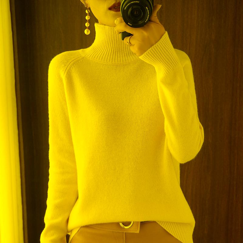 Women's Sweaters High-collar Sweater Women Loose 2022 Bottoming Shirt Autumn And Winter Long-sleeved Solid Color Pullover Wild CardiganWomen, Golden camel
Women's Sweaters High-collar Sweater Women Loose 2022 Bottoming Shirt Autumn And Winter Long-sleeved Solid Color Pullover Wild CardiganWomen, Golden camel