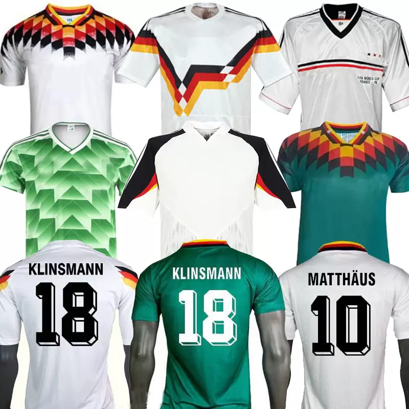 Soccer Jersey DE 1990 1992 1994 1998 1988 Retro Littbarski BALLACK KLINSMANN Matthias Home Shirt KALKBRENNER JERSEY 1996 2004, 1994 home jersey
Soccer Jersey DE 1990 1992 1994 1998 1988 Retro Littbarski BALLACK KLINSMANN Matthias Home Shirt KALKBRENNER JERSEY 1996 2004, 1994 home jersey