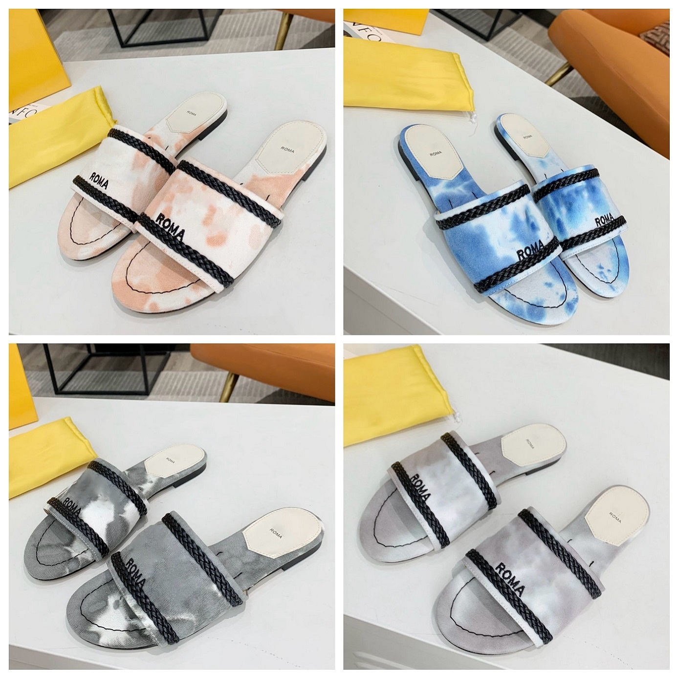 Italy Designer Slipper Luxury Women Sandal Brand Slide Men Slippers Flat Bottom Flip Flop Design Sneakers Leather Sandals by shoebrand S83 07, #30 box
Italy Designer Slipper Luxury Women Sandal Brand Slide Men Slippers Flat Bottom Flip Flop Design Sneakers Leather Sandals by shoebrand S83 07, #30 box