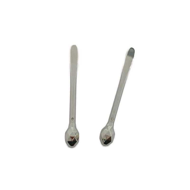 Eye Cream Applicator Cosmetic Spatulas Anti Wrinkle Eye Roller Facial Mask Spoon Gold Alloy Metal Skin Care Tools Face Cream Spoon Cream Facial Massag