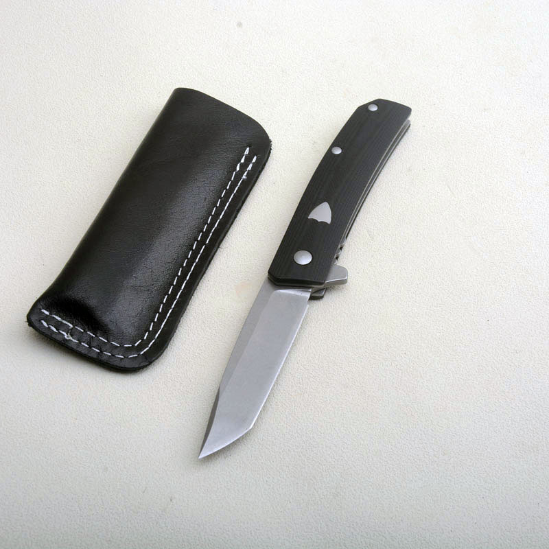 Butterfly 601 Flipper Folding Knife D2 Stone Wash Tanto Blade G10 with Stainless Steel Sheet Handle Survival Tactical EDC Pocket Knives
Butterfly 601 Flipper Folding Knife D2 Stone Wash Tanto Blade G10 with Stainless Steel Sheet Handle Survival Tactical EDC Pocket Knives