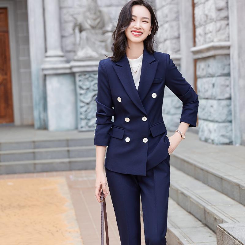 Women' Two Piece Pants High Quality Ladies Navy Blue Blazer Women Business Suits Pant And Jacket Sets Office Uniform Styles PantsuitsWomen, Blazer only
Women' Two Piece Pants High Quality Ladies Navy Blue Blazer Women Business Suits Pant And Jacket Sets Office Uniform Styles PantsuitsWomen, Blazer only