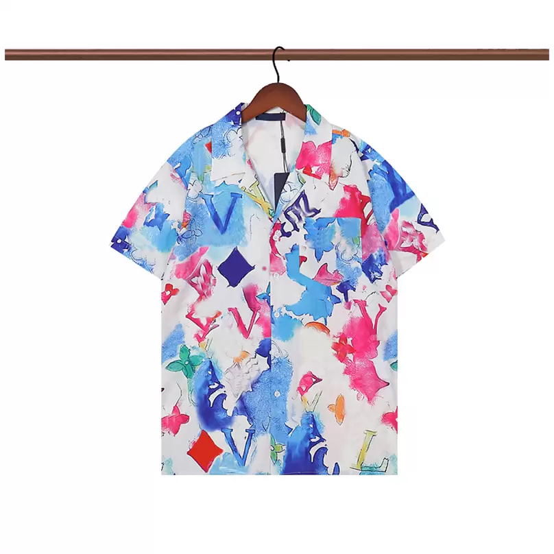 Luxury Designer T Shirts Men Fashion Printed Bowling Shirts Hawaiian Floral Casual Slim Short Sleeves M-3XL, Supplementary shipping
Luxury Designer T Shirts Men Fashion Printed Bowling Shirts Hawaiian Floral Casual Slim Short Sleeves M-3XL, Supplementary shipping