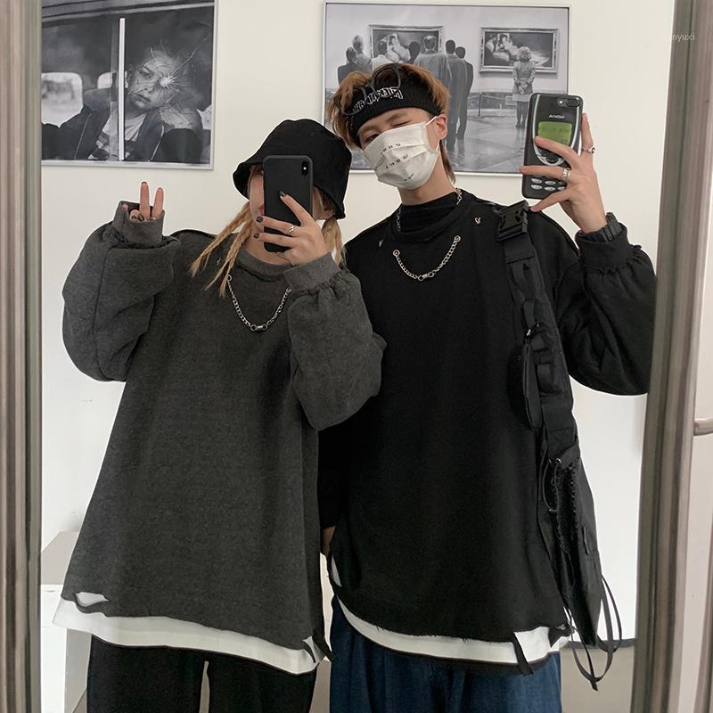 Women's Hoodies & Sweatshirts The Winter 2022 Harajuku Loose-fitting Round Collar Chain And Two Cashmere Sweaters Couples Clothes Clothing, Black
Women's Hoodies & Sweatshirts The Winter 2022 Harajuku Loose-fitting Round Collar Chain And Two Cashmere Sweaters Couples Clothes Clothing, Black