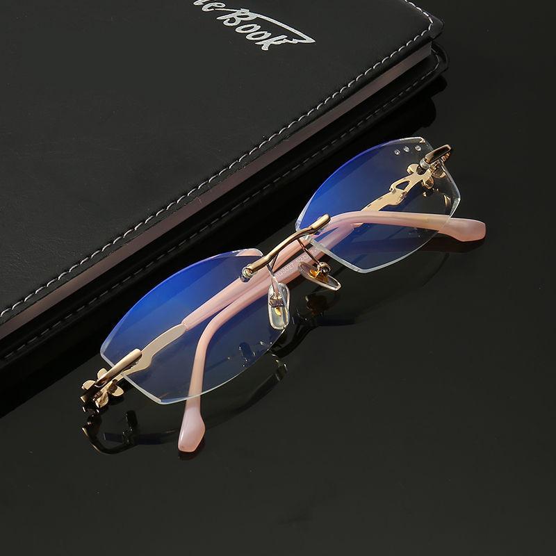 Sunglasses Anti Blue Light Elegant Lady Diamond Cut Rimless Reading Glasse Women Ultra Business Presbyopia Frameless FrameSunglasses
Sunglasses Anti Blue Light Elegant Lady Diamond Cut Rimless Reading Glasse Women Ultra Business Presbyopia Frameless FrameSunglasses