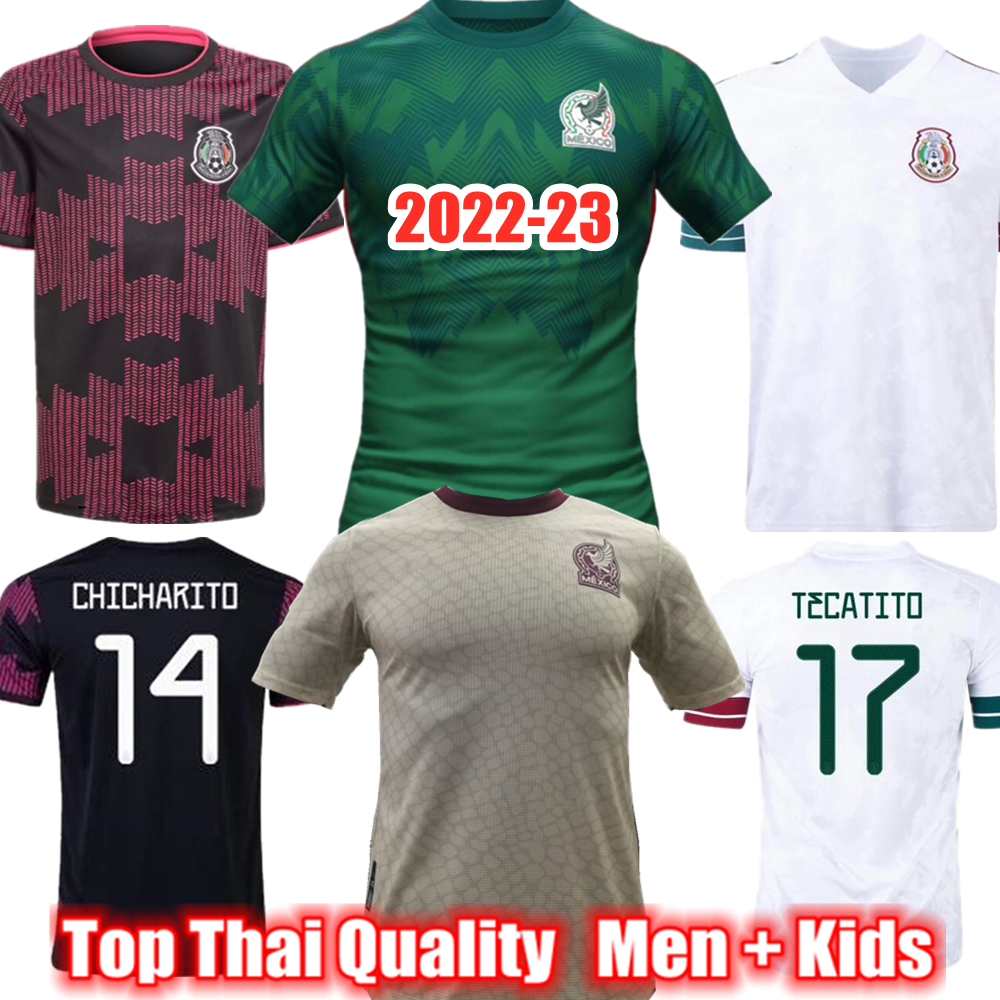 Mexico Soccer Jerseys 2022 23 Home LOZANO TECATITO CHICHARITO RUAL JIMENEZ DOS SANTOS Football shirts Men + Kids kit + women sets uniforms 21 22, 2021 home
Mexico Soccer Jerseys 2022 23 Home LOZANO TECATITO CHICHARITO RUAL JIMENEZ DOS SANTOS Football shirts Men + Kids kit + women sets uniforms 21 22, 2021 home