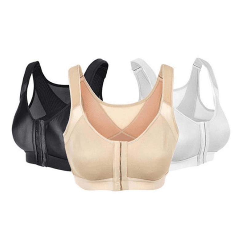 Posture Corrector Lift Up Bra Women Cross Back Breathable Underwear Shockproof Sports Support Fitness Vest Bras Size S5XL 220627