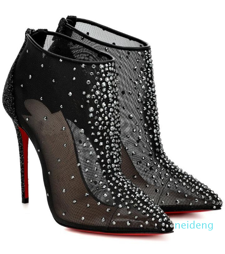 2022 Fashion Open Ondessa Open-toe Ankle Boots For Women Red Bottom Booties Mesh Leather Nude Leather High Heels EU35-43.
2022 Fashion Open Ondessa Open-toe Ankle Boots For Women Red Bottom Booties Mesh Leather Nude Leather High Heels EU35-43.