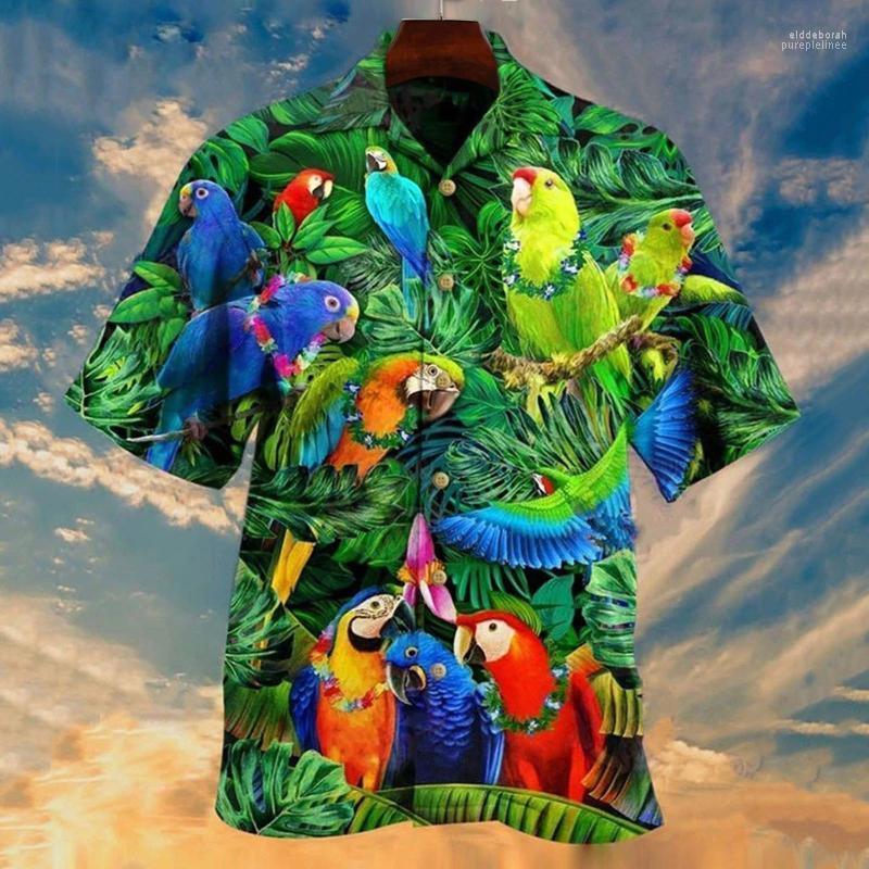 Men's Casual Shirts Tropical Print Hawaiian Men And Women Short Sleeve Turn Down Collar Button Beach Tops Blouse Chemise Homme Eldd22, Blue
Men's Casual Shirts Tropical Print Hawaiian Men And Women Short Sleeve Turn Down Collar Button Beach Tops Blouse Chemise Homme Eldd22, Blue