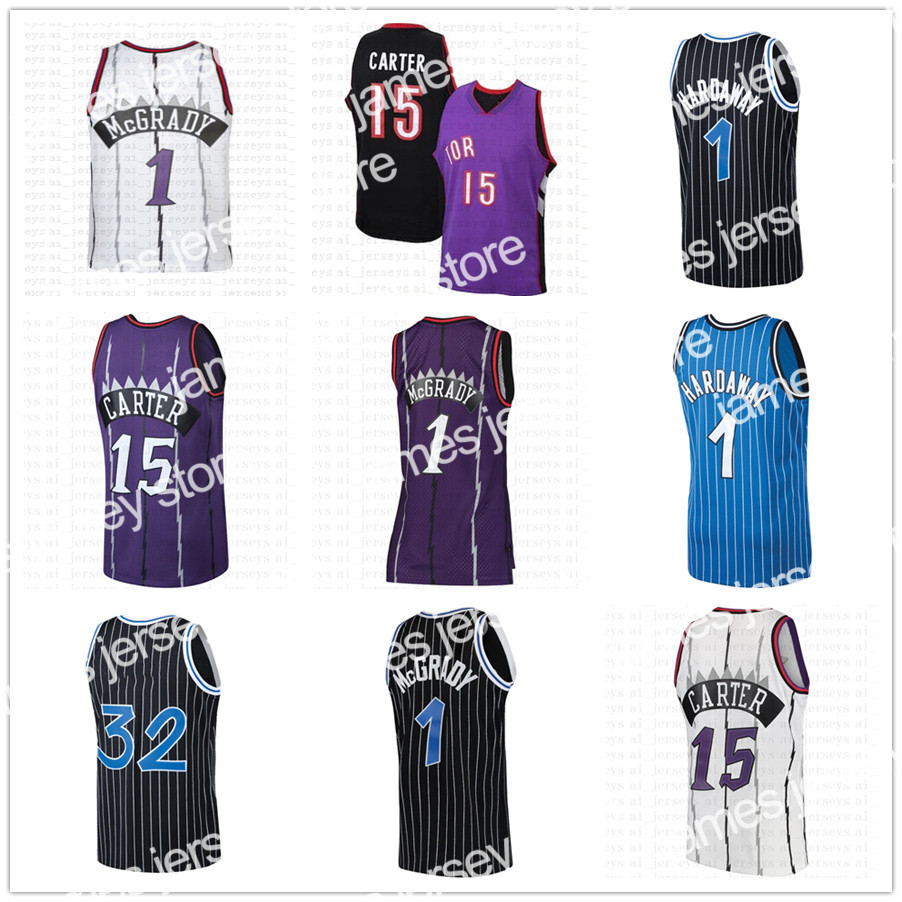 James Mens Basketball Mitchell and Ness Carter 15 McGrady 1 Hardaway 1 Embroidery Stitched Retro Throwback 1993 1994 Jerseys, Black
James Mens Basketball Mitchell and Ness Carter 15 McGrady 1 Hardaway 1 Embroidery Stitched Retro Throwback 1993 1994 Jerseys, Black
