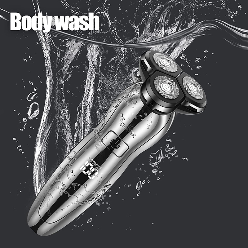 ZOZEN Men's Electric Shaver,Electric Shaver For Men,Beard and Mustache Trimmer,Washable and USB Charging Shaving Machine 220322