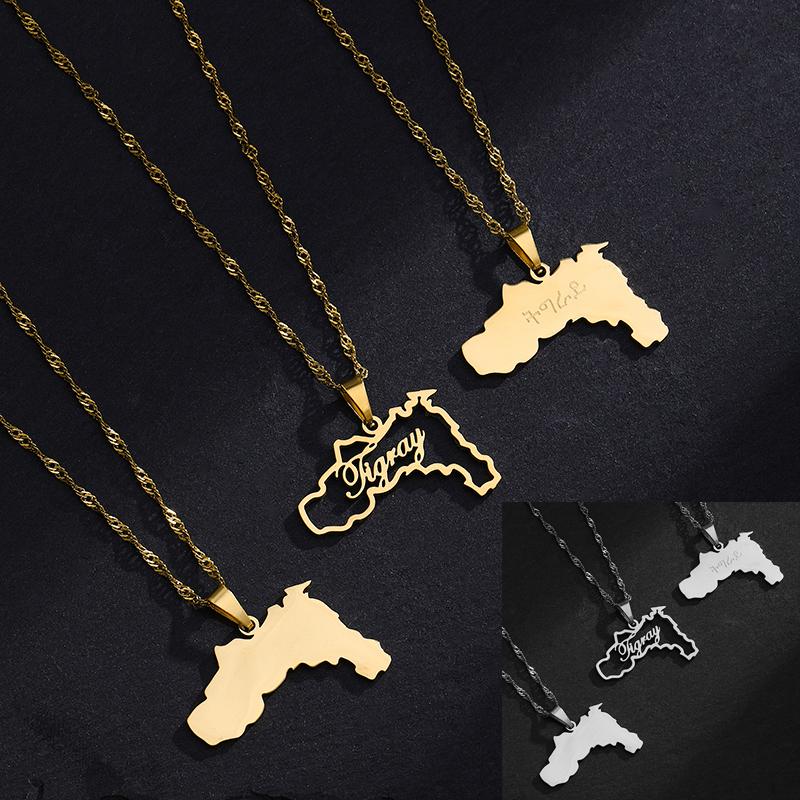 Pendant Necklaces Ethiopia Tigray Region Gold Color African Jewelry For Women Girls LC036XL-20220728Pendant
Pendant Necklaces Ethiopia Tigray Region Gold Color African Jewelry For Women Girls LC036XL-20220728Pendant
