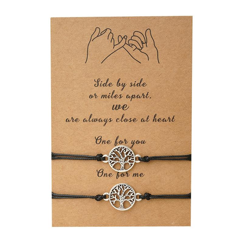 Charm Bracelets Charmsmic 2 PCS/Set Silver Color Tree Of Life Adjustable Handmade Braided Rope Women Girls Lovers Jewelry GiftCharm
Charm Bracelets Charmsmic 2 PCS/Set Silver Color Tree Of Life Adjustable Handmade Braided Rope Women Girls Lovers Jewelry GiftCharm