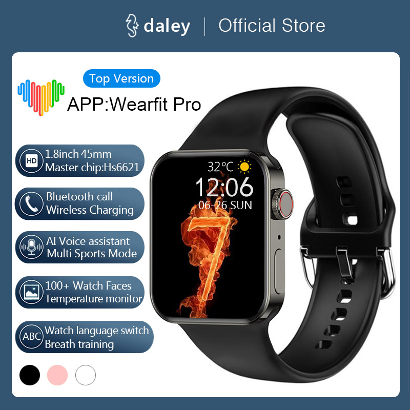 IWO Smart Watch Series 7 1.8 inch 45mm XW78 Plus Bluetooth Call Voice Password GPS Fitness Tracker Sport Bracelet Smartwatch For iOS Android PK DT7 Max Men Women Watches
IWO Smart Watch Series 7 1.8 inch 45mm XW78 Plus Bluetooth Call Voice Password GPS Fitness Tracker Sport Bracelet Smartwatch For iOS Android PK DT7 Max Men Women Watches