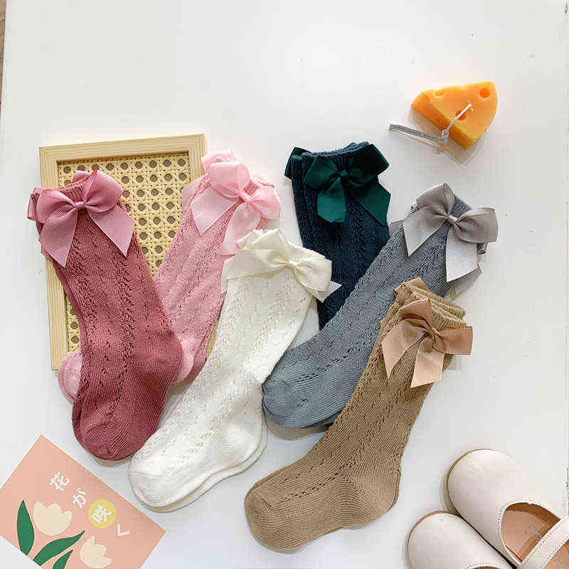 Toddlers Infant Girls Breathable Knee-high Stockings Little Sweet Style Bow Decoration Hollow Mesh Mid-calf Length Socks L220716, White
Toddlers Infant Girls Breathable Knee-high Stockings Little Sweet Style Bow Decoration Hollow Mesh Mid-calf Length Socks L220716, White