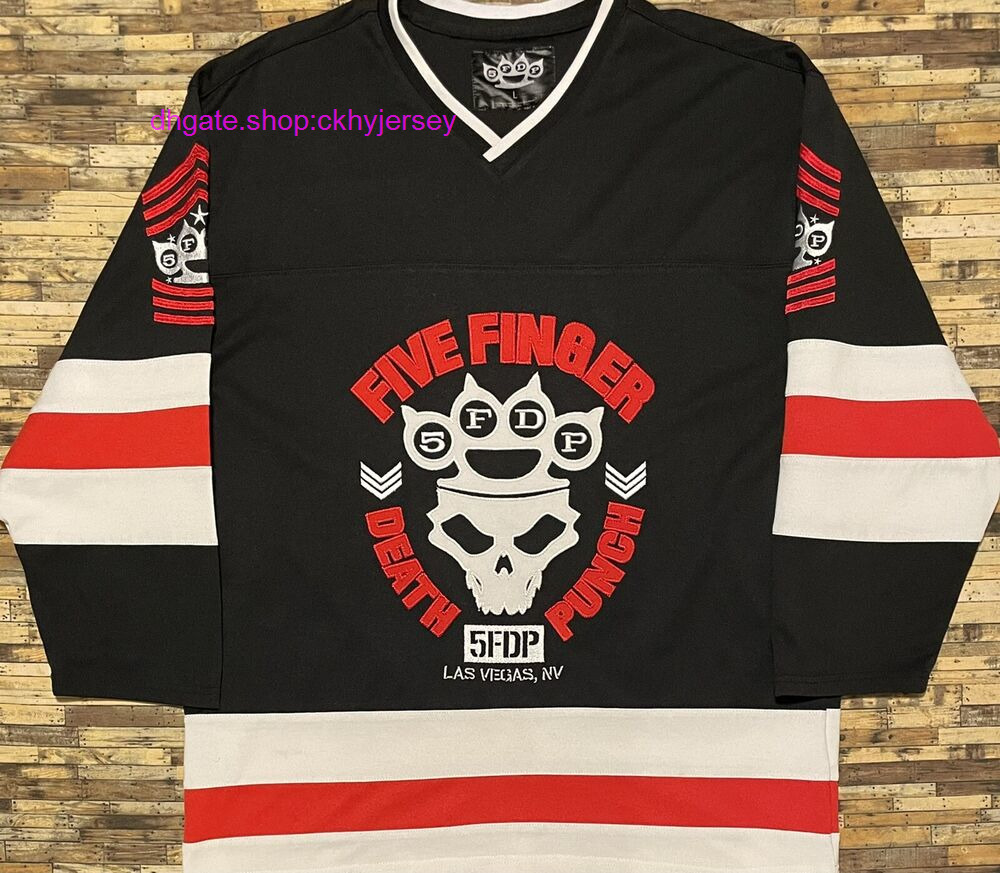 Cheap Stitched Five Finger Death Punch FFDP 5FDP Hockey Jersey Mens Kids Throwback Jerseys, Same as picture
Cheap Stitched Five Finger Death Punch FFDP 5FDP Hockey Jersey Mens Kids Throwback Jerseys, Same as picture